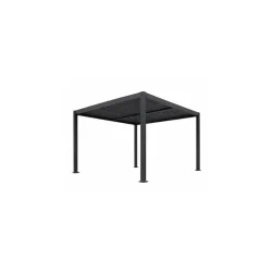 Pergola 3x3 m aluminium og st&aring;l
